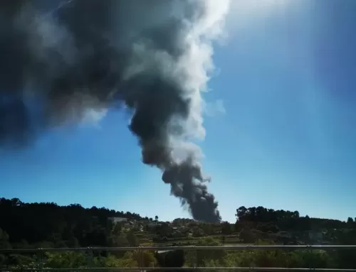 Incêndio consumiu fábrica de pneus em Penafiel