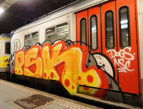 Graffiters agridem segurança na estação de Penafiel